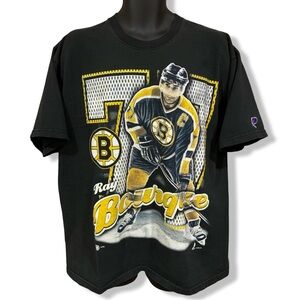 Vintage 90s Boston Bruins Ray Bourque T-Shirt